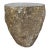 Rustic Outdoor Boulder Vintage Stone Side Table Stool For Sale