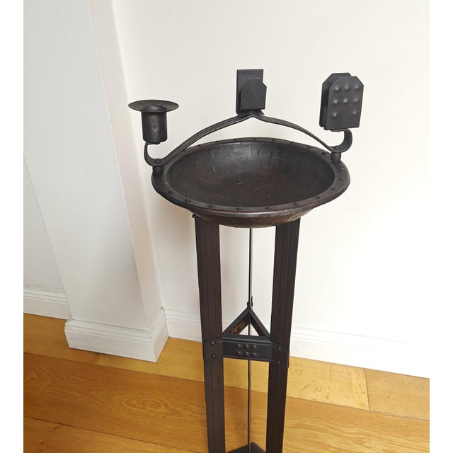 Smoking table by Hugo Berger, GOBERG ashtray - Art Deco - candlestick, Schmalkalden / Germany around 1920 This piece has...