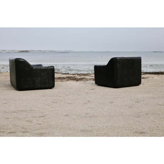 DS44 Sofa and Chair in Leather from de Sede, 1970s, Set of 2 For Sale - Image 10 of 18