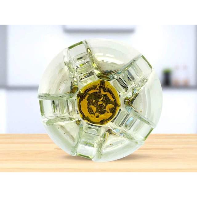 Wood Mid-Century Wood and Art Glass Pendant in the style of Mazzega, 1960s For Sale - Image 7 of 10