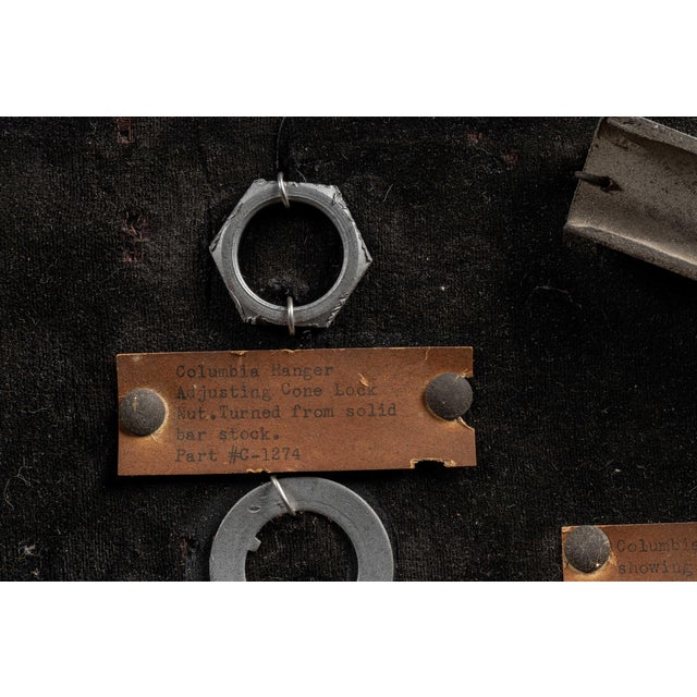 Columbia Bicycles Framed Parts Salesman Display, C. 1920s For Sale - Image 9 of 11