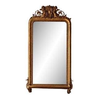 19th Century French Giltwood Mirror (A) For Sale