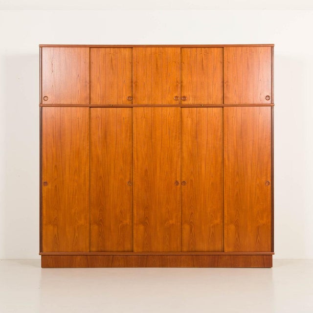 Large Wardrobe in Teak by Melvin Mikkelsen, Denmark, 1960s For Sale - Image 6 of 18