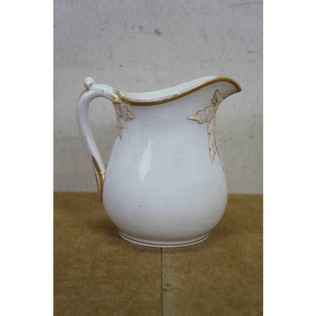 White Antique Haviland Limoges Porcelain White & Gold Casserole Serving Tureens 15" - 9 pcs For Sale - Image 8 of 18