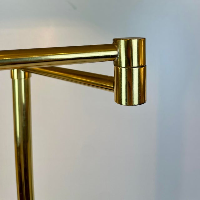 Library Brass Floor Lamp from Boulanger, 1980s For Sale - Image 12 of 17