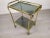 Vintage Gold Brass Bar Cart, 1960s, in Good conditions. Designed 1960 to 1969