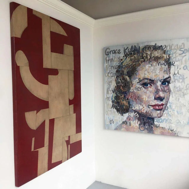 Abstract Cecil Touchon Painting on Panel Titled: PDP698 (2014) For Sale - Image 3 of 7