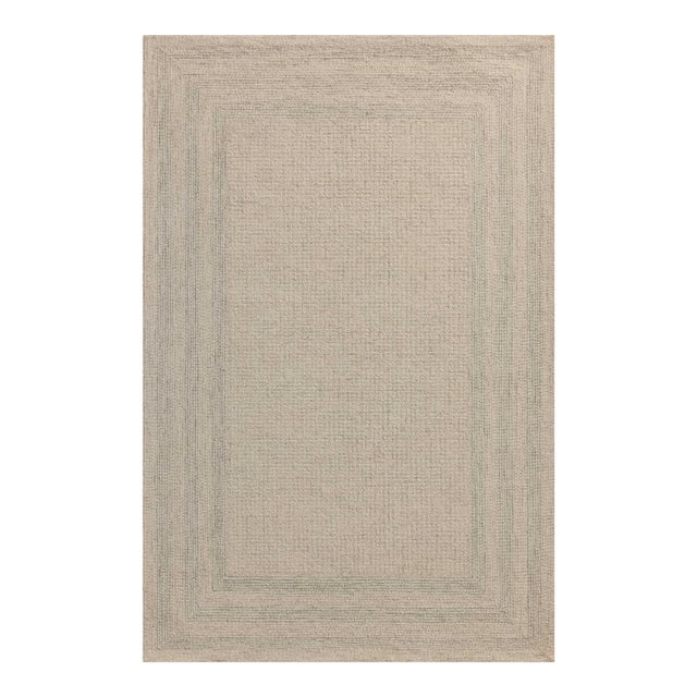 Amber Lewis x Loloi Windsor Ivory / Spa 7'-9" x 9'-9" Area Rug For Sale