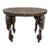 Wood Carved Anglo Indian Elephant Table For Sale