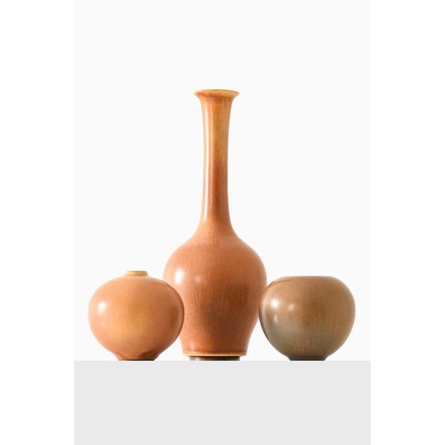 1950s Scandinavian Modern Ceramic Vase by Berndt Friberg, 1958 For Sale - Image 5 of 6