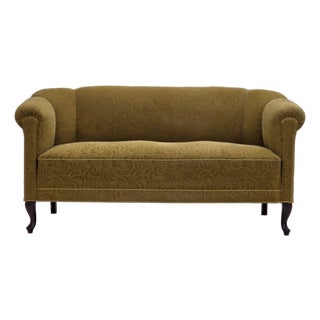 Danish 2-Seater Sofa in Green Wool, 1950s For Sale