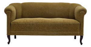 Danish 2-Seater Sofa in Green Wool, 1950s