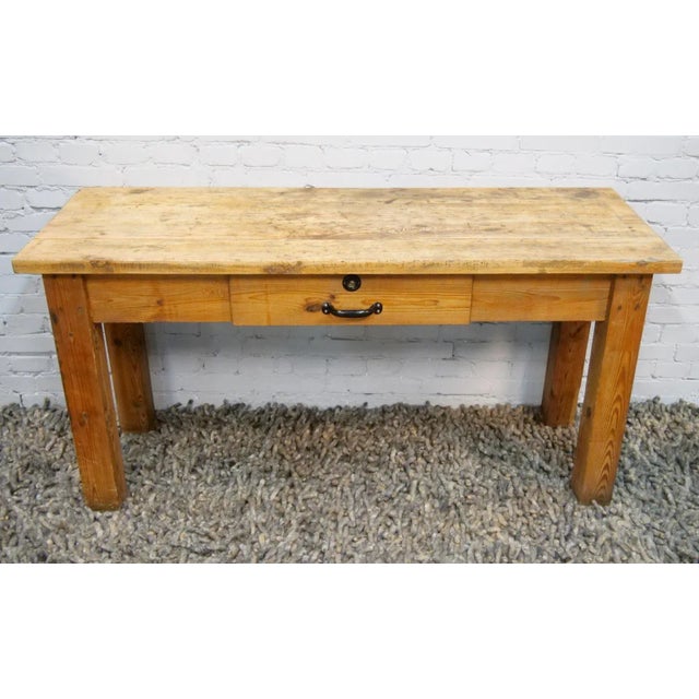Industrial Workshop Table, 1950s For Sale - Image 4 of 18