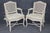 French Rare Large Set of 12 French Painted Cane French Louis XV Carved Dining Chairs For Sale - Image 3 of 16