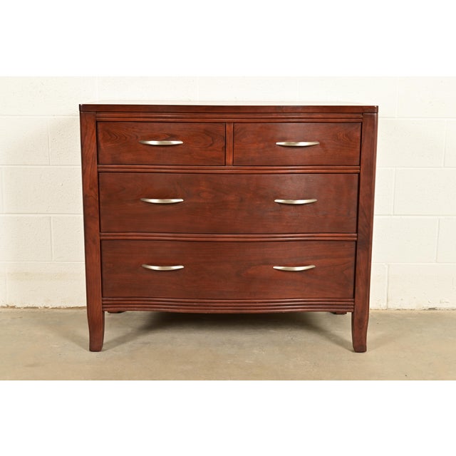 An exceptional modern Arts & Crafts, Mission, or Shaker style four-drawer dresser or chest of drawers By Stickley USA,...
