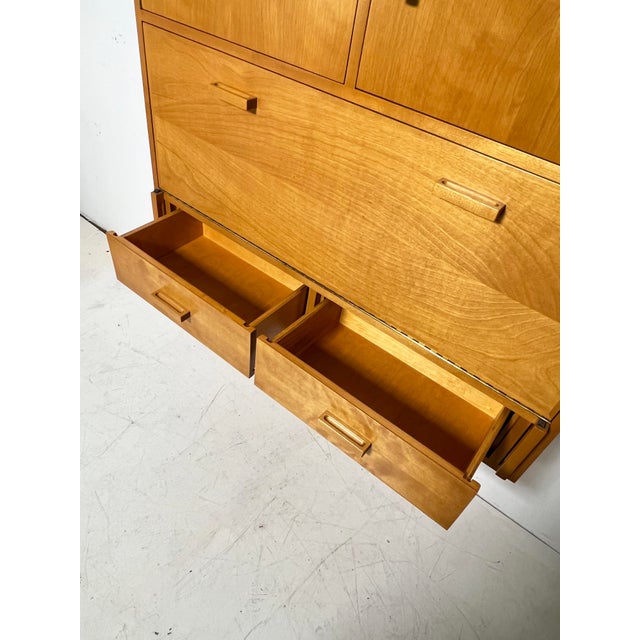 1970s C. 1970s Charles Webb Wall Mounted Secretary Desk Cabinet For Sale - Image 5 of 13