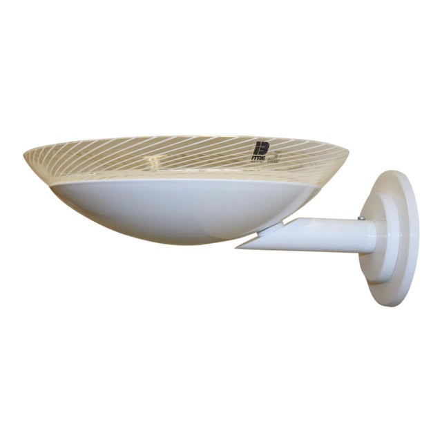 Modern 1980 Murano Glass Wall Lamp For Sale