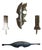 Set of 4, Abstract, Tribal Wall Sculpture Set For Sale