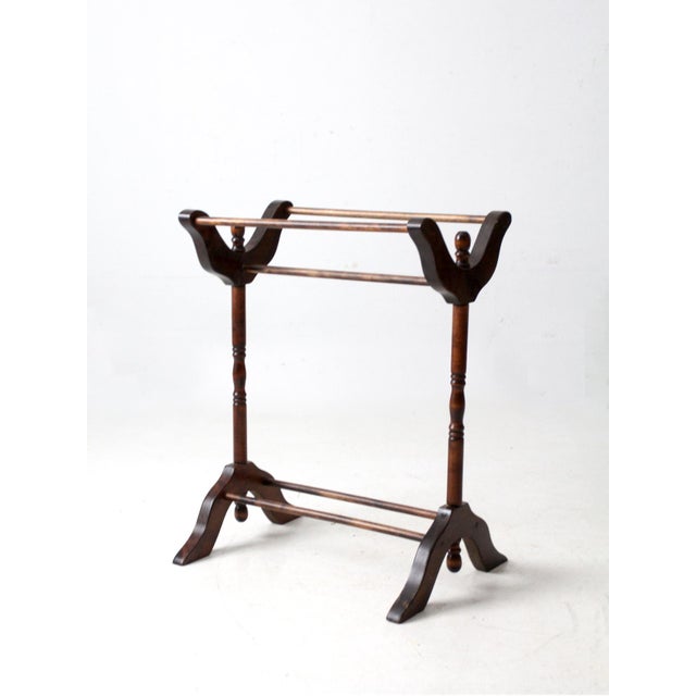 Antique Victorian Wooden Blanket Stand For Sale - Image 12 of 12