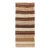 Vintage Earthy Kilim Gallery Runner With Stripe Design in Multi Colors & Motif's 4'6 X 11'7 For Sale