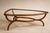 Brown Egg Coffee Table in Caviuna Wood & Glass by Giuseppe Scapinelli, Brazil, 1950s For Sale - Image 8 of 18