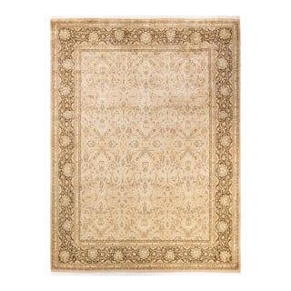 Mogul Hand-Knotted Area Rug - Ivory, 8' 2" x 10' 5" For Sale