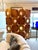 Wood Post Modern Style Hand Crafted Gilded Wood Room Divider by James Johnston For Sale - Image 7 of 18