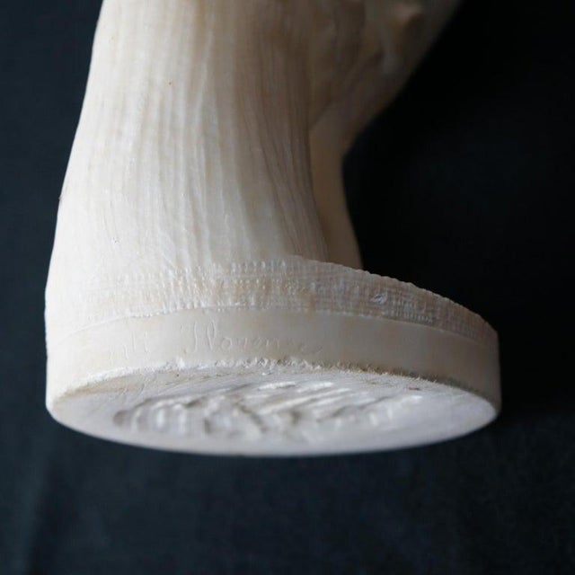Classical Alabaster Sculpture of a Woman by P. Bazzanti, Florence 19thC For Sale - Image 16 of 18