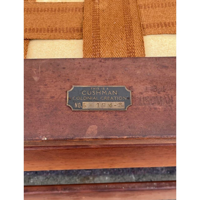 Brown 1930s Rare Transitional Modern Colonial Creations Paddle Arm Sofa by Herman DeVries for Cushman of Vermont For Sale - Image 8 of 11