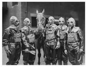 'Anti Gas Air Raid Precautions 1936' Unframed Archival Pigment Print