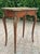 1860 French Artisan Louis XV Brown Marquetry Center Table-1 Pc For Sale - Image 12 of 17