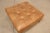 Traditional Ethan Allen 'Nassau' Tufted Leather Square Ottoman For Sale - Image 3 of 18