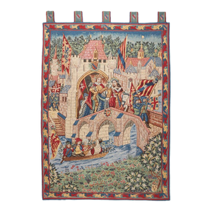 Springtime at Camelot - With Loops Tapestry - 140 X 95 Cm (4'7" X 3'1") - Requires Rod Size 2
