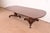 Neoclassical John Widdicomb Style Empire Mahogany Double Pedestal Dining Table, Newly Refinished For Sale - Image 3 of 10