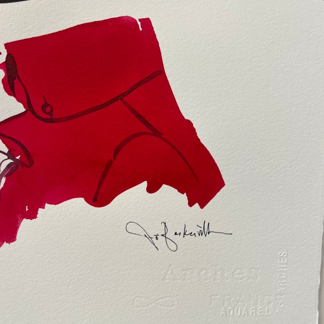 Arts & Crafts Red Coat Riding by Jo Baskerville For Sale - Image 3 of 12