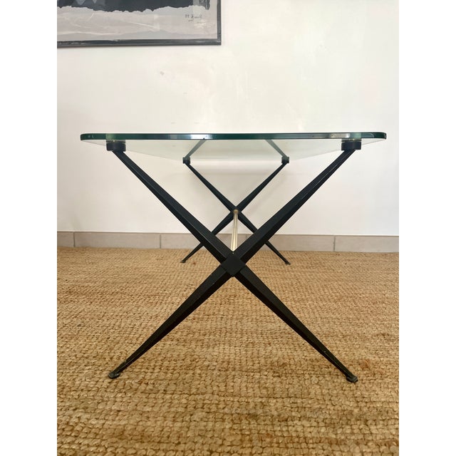Black Italian Low Table by Angelo Ostuni, 1950s For Sale - Image 8 of 13