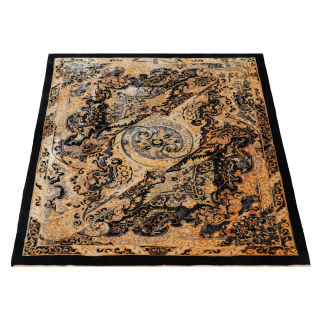 2010s Rug & Kilim’s Modern Classics Rug With Polychromatic Medallion “Lovebird” For Sale - Image 5 of 7