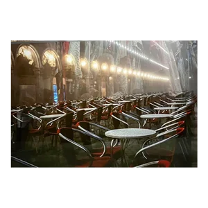 Rainy Night in Venice Photograph on Aluminum