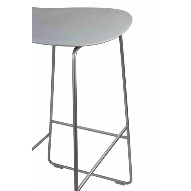 Grey Maxima Stools by William Sawaya and Paolo Moroni, Italy, 1990s, Set of 9 For Sale - Image 6 of 9