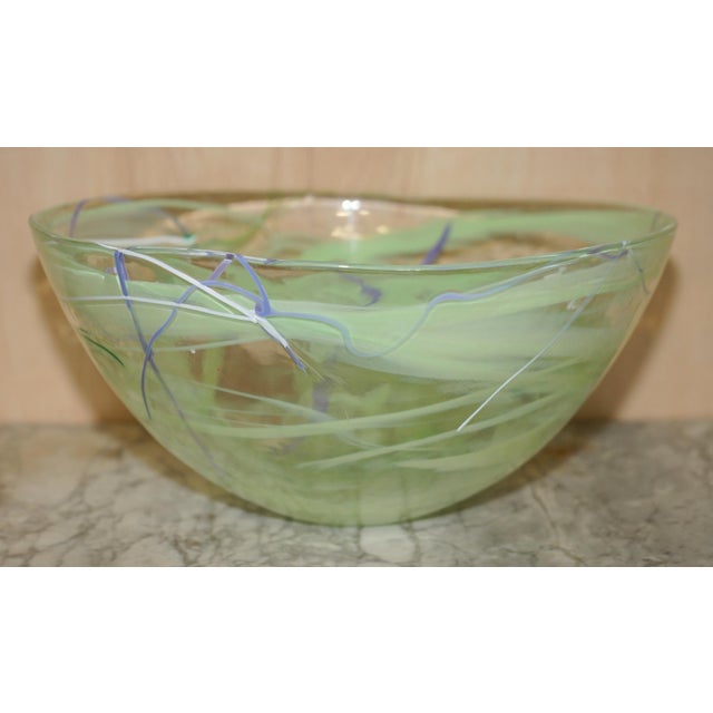 Vintage Decorative Glass Bowl by Anna Ehrner For Sale - Image 10 of 15