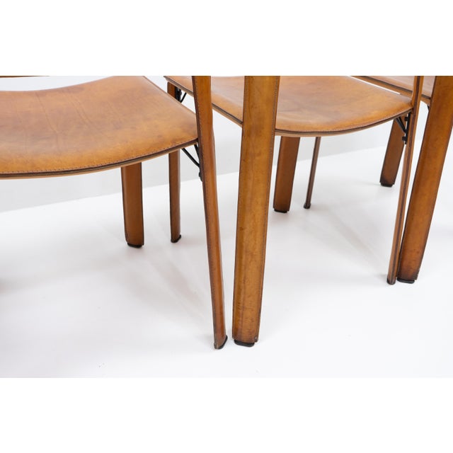 Metal S44 Dining Chairs by Giancarlo Vegni & Gianfranco Gualtierotti for Fasem, Italy, 1980s, Set of 6 For Sale - Image 7 of 15