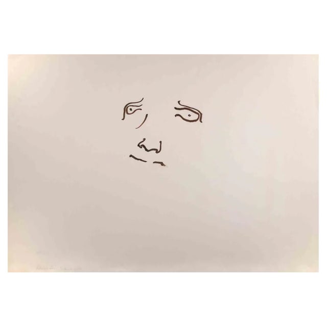 Reynold Arnould, Portrait, 1970s, Drawing For Sale