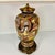 Satsuma Vintage Hand Painted Japanese Satsuma Moriage Ironstone Table Lamp With Raised Relief Dragon For Sale - Image 4 of 17