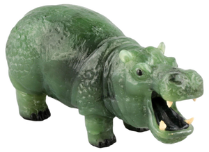 Stone-Cut Miniature Behemoth in the Stye of Faberge