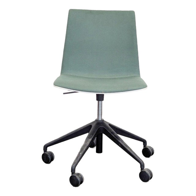 Andreu World Modern Green Office Chair With Wheels For Sale