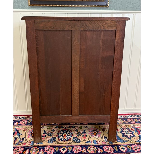 Antique French Breton Jam Cabinet Cupboard Storage Drawer Carved Oak 19th C For Sale - Image 18 of 18