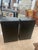 Modern Mid 20th-Century Palm Beach Regency Marshall Fields Black Lacquer Display Pedestals - a Pair For Sale - Image 3 of 9