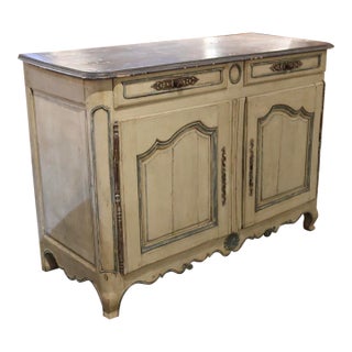 French Provincial 19th Century Painted Buffet For Sale