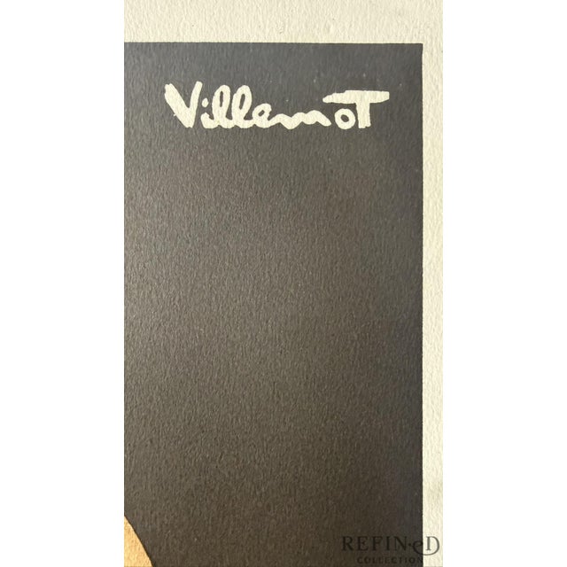 Paper Vintage Bernard Villemot “Bally” Fashion Advertising Poster, Mid-20th Century For Sale - Image 7 of 7