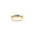 Victorian Revival Blue Sapphire 14k Gold Band Size 6.5 For Sale - Image 9 of 14